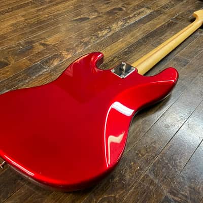 Fender Japan Jazz Bass Standard Electric Bass Candy Apple Red MIJ image 11
