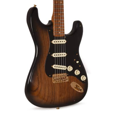Fender Custom Shop '50s Roasted Stratocaster Journeyman Relic Black Burst Master Built by Kyle McMillin w/Roasted Birdseye Maple Neck (Serial #R138290) image 1