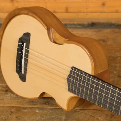 Ibanez AUP10N AU Series Piccolo Acoustic - Purpleheart - Open Pore Natural image 5