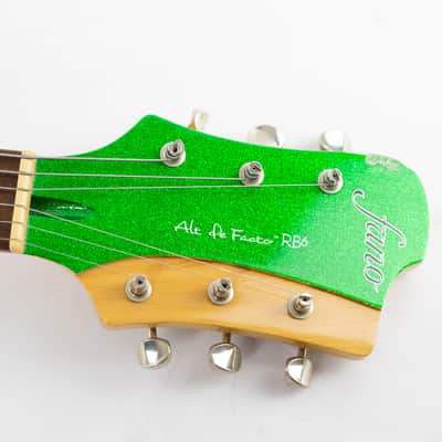 Fano Alt De Facto RB6 Thinline 2023 Candy Green Sparkle Light Distress image 19