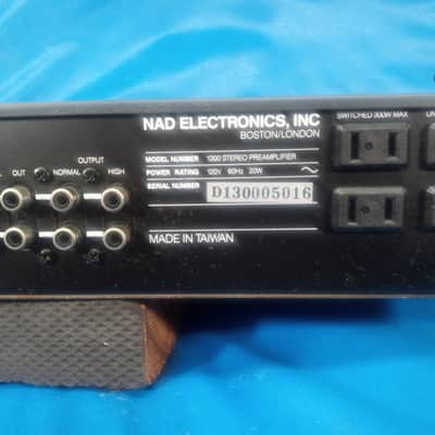 Vintage NAD 1300 Pre Amp 1987 image 6