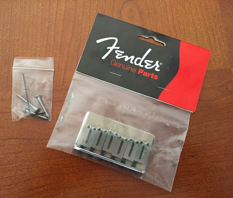 Fender 003-2909 American Standard Stratocaster Hardtail Bridge Assembly image 3