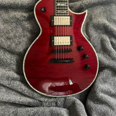 ​ESP LTD EC-1000 Deluxe - See Thru Black Cherry (Upgraded Fishman Fluence Classics) image 1