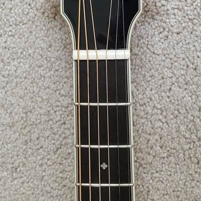 Fender Paramount PD-220E Dreadnought Acoustic Electric Guitar, 3-Color Vintage Sunburst, Hard Shell Case image 6