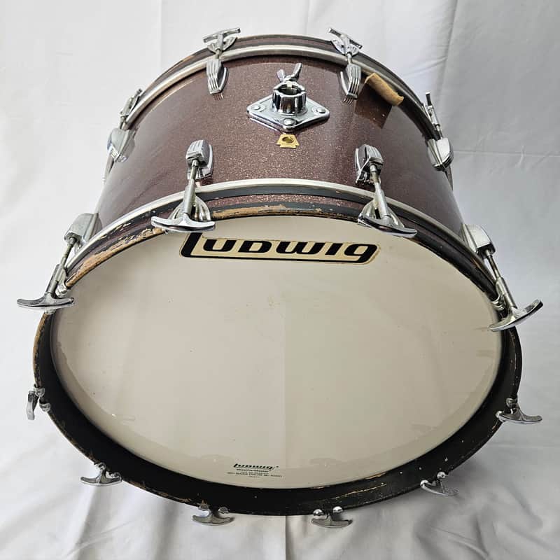 Ludwig Classic Series 22x14 Bass Drum Sparkling Burgundy Pearl image 1
