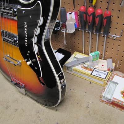 Baldwin Vibraslim Bass Circa 1966, 1967  - Sunburst, UK Built image 10