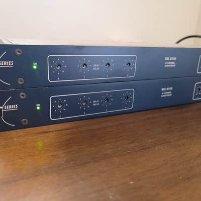 Pair BEL Digital Audio BEL 8150 professional 8-channel audio delay processors. image 1