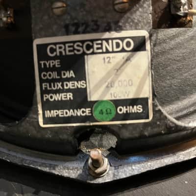 1960s WEM 2x12" Starfinder with 1973 Fane Crescendo 12As image 12