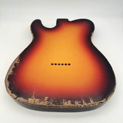 MJT Telecaster Body Alder Relic Nitro Light MJT5445 image 8