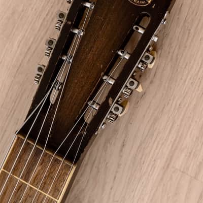 1930s AudioVox 7-String "Frying Pan" Vintage Lap Steel w/ Case, Seattle-Made, Paul Tutmarc image 4