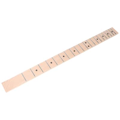 Electric Guitar Neck Replacement Fret Canadian Maple Fingerboard with Dots Durable and Precision Crafted for Guitarists Looking to Upgrade Repair Their Instrument image 1