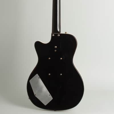 Danelectro U-2 Frankenstein Solid Body Electric Guitar (1959/1964), black gig bag case. image 2