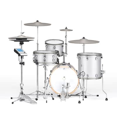 EFNOTE 5 Electronic Drum Set - White Sparkle MONITOR PAK image 7