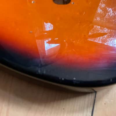 Fender Stratocaster Electric Guitar Body Mexico Strat Sunburst 1998 image 15