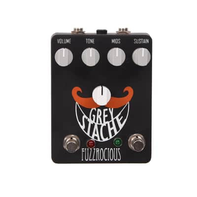 Fuzzrocious Grey Stache Muff Fuzz w/Latching Oscillation and Clean Blend Mod (CME Exclusive)
