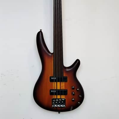 Ibanez SRF700-BBF Bass Workshop Fretless Soundgear - 2014 - Present - Brown Burst Flat image 2