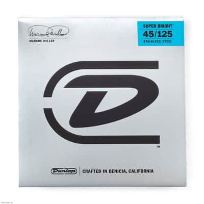 DUNLOP DBMMS45125 Marcus Miller 45-125 Bass Guitar Strings image 1