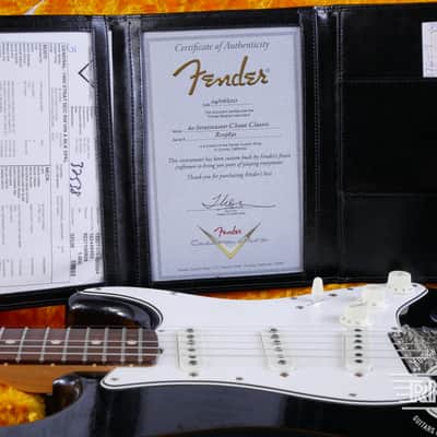 2021 Fender Custom Shop '60 Reissue Stratocaster Closet Classic - Black Sparkle image 10