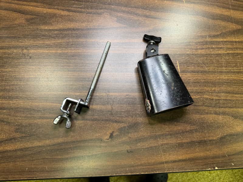 Latin Percussion 5" Cowbell w/LP Mount - Black image 1