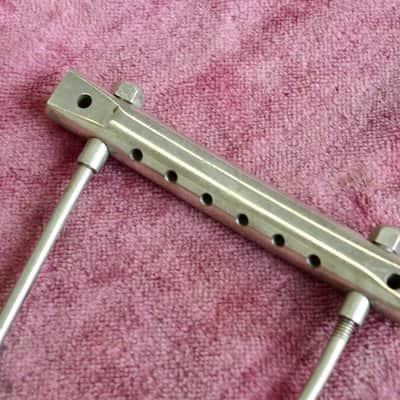 Vintage 1950's Gibson Nickel Trapeze Wrap Tailpiece ES-225 ES-225td image 6