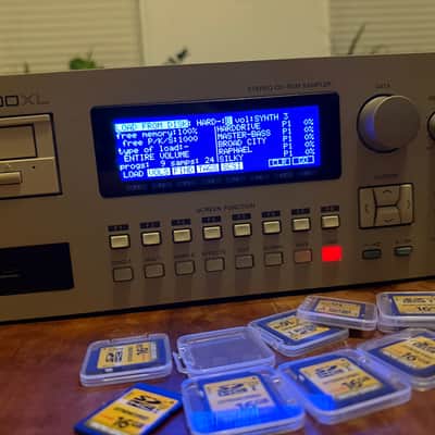 Akai CD3000XL MIDI Stereo Digital Sampler w 32MB RAM, ZuluSCSI 2026, 10X SD Analog & Digital Sound Library, New PSU, New LCD, New EPROM w OSv2.0, NOS CD-ROM w CD-R Library, Original English & Japanese Manuals  (1997) image 16