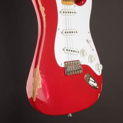 Fender Custom Shop LTD 70th Anniversary Fat '54 Stratocaster Dakota Red/Relic image 7