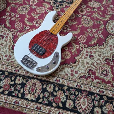 Sterling By Music Man StingRay Classic RAY24CA Bass Guitar Olympic White #SR75723 image 2