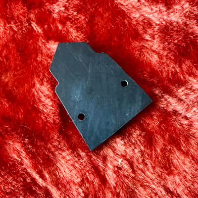Hagstrom Truss Rod Cover 1970’s - Black original vintage Swede Viking Jimmie image 2