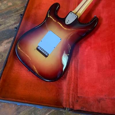 Fernandes Burny Custom strat c 1975 Sunburst original vintage mij japan matsumoku image 16