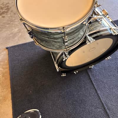 Ludwig Deluxe Club Date Drums 1963 - Blue Oyster Pearl image 8