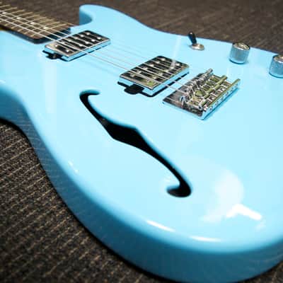 Xaviere Cabronita Semi-Hollow Strat  Sonic Blue image 4