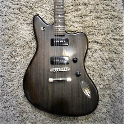 Squier Jaguar Modern Player w/P90's. Soooo goood! Finish is Satin Walnut image 1