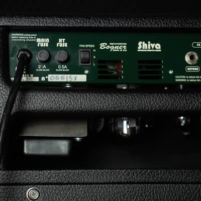 Bogner Shiva EL34 2-Channel 80-Watt 1x12" Guitar Combo with Reverb 2005 - Black with Green Back Panel image 15