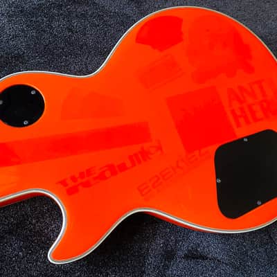 ESP Edwards E-LP-85CD Les Paul Custom - Orange - VERY GOOD | Reverb