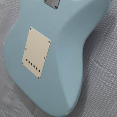 Custom Fender Stratocaster "Nowherecaster" MJT Sonic Blue Relic image 15