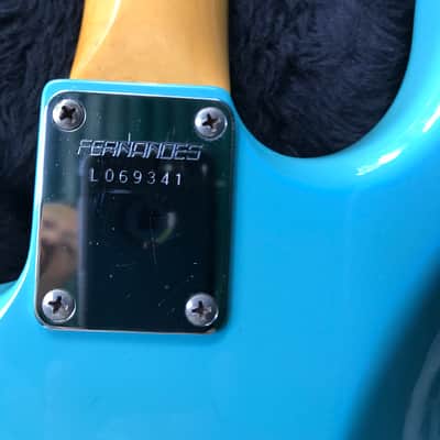 Fernandes Strat-type circa 1987 with hardshell case image 4