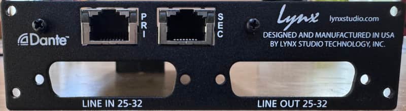 Lynx LT-DANTE LSlot Option Card