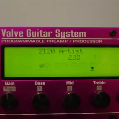 Digitech 2120 VGS Artist Tube Preamp w/Controller Pedal Excellent+ Condition! REDUCED! image 11