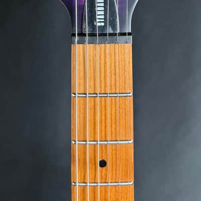 Schecter C-1 Standard Plus Electric Guitar Transparent Purple Burst Finish image 9