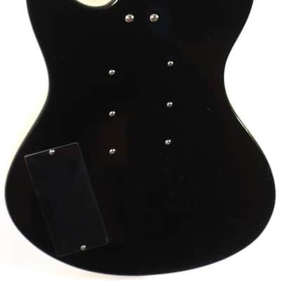 Danelectro Mod 6 Offset Sparkle Black and Cream Electric Guitar Select-O-Matic image 7