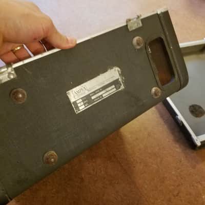 Ampex USA made Empty Suitcase Cabinet Gig Box Project 1960s image 3