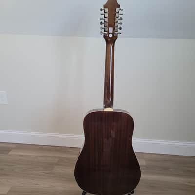 Epiphone Songmaker DR-212 Natural, 2016 w/Epiphone Hard Case image 3