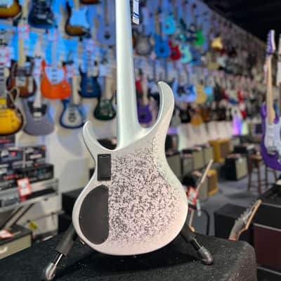 Ibanez 25th-anniversary BTB Standard 6-string Electric Bass - Silver Blizzard Matte FREE PLEK! 988 image 12