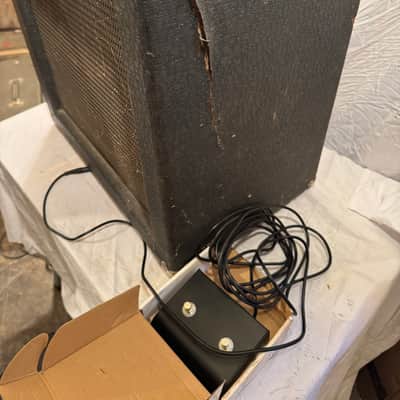 Ampeg Model R-12R Reverberocket Chassis in Ampeg Model 835 Bassamp Cabinet image 7