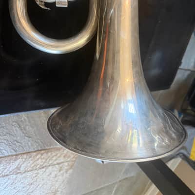 Accord brand Silver Marching Baritone Horn. Made in USA image 2