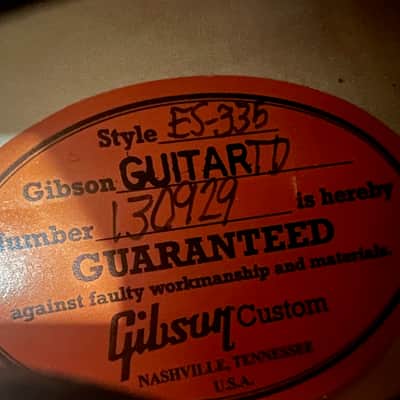 Gibson 1964, Custom Shop, PSL, ES-335, Reissue, VOS, 2023 - Heather Poly image 13