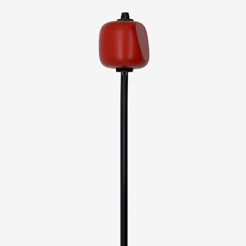 Danmar - 204R - Bass Drum Beater - Red Hard Wood, Black Shaft image 1