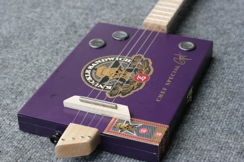 Guy Fieri/Espinosa Knuckle Sandwich Acoustic Cigar Box Ukulele by D-Art Homemade Guitar Co. image 1
