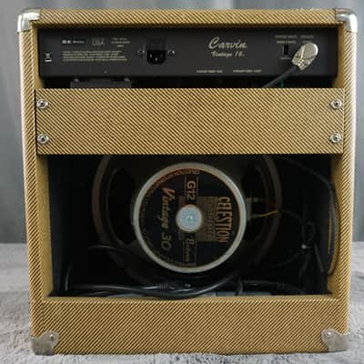 Carvin Vintage 16 Tweed Tube Guitar Combo image 7
