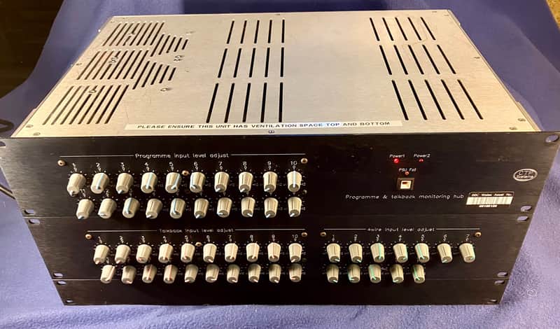 CTP Systems Talkback Hub and Panels 2000's - Blue and Black image 1